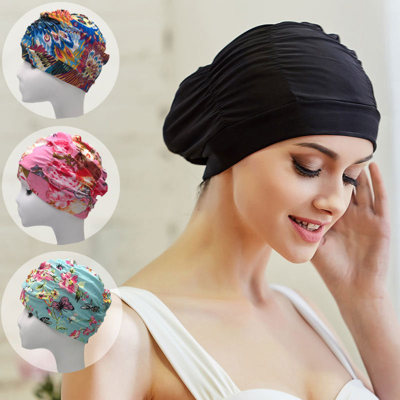 Comfortable Swimming Hat Women's For Long Hair